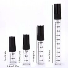 Chai nước hoa Chai tinh dầu Chai dầu rỗng cho tinh dầu Chai xịt Chai mẫu nước hoa Chai có thể nạp lại với cân Bình đựng du lịch bằng thủy tinh - Nhiều màu - Xem 3