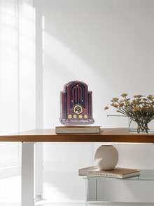 1 件复古怀旧树脂工艺品家居装饰迷你摆件摄影道具相机钢琴留声机 - 彩色 - 查看 7