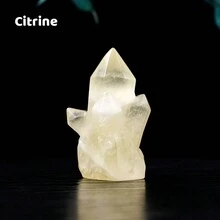 1 件装天然水晶簇点装饰和魔杖水晶塔用于疗愈家居装饰礼物 - 水晶柱晶簇 - 查看 11