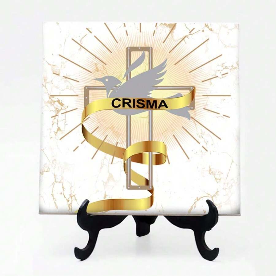 Tile Frame Sacrament  Confirming Holy Spirit 24 - trắng - Xem 1