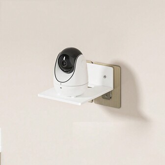 No Drill Wall Shelf, Suitable For Bedroom, Living Room, Kitchen, Bathroom, Router, Projector, Camera And More. Strong Adhesive, One Time Installation