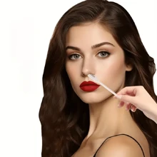 Bộ 3 dụng cụ tỉa lông mũi/tai xoay 360° hai đầu - Thép không gỉ, có thể rửa sạch, không cần nguồn điện hoặc pin, phù hợp cho người từ 14 tuổi trở lên. - trắng - Xem 1