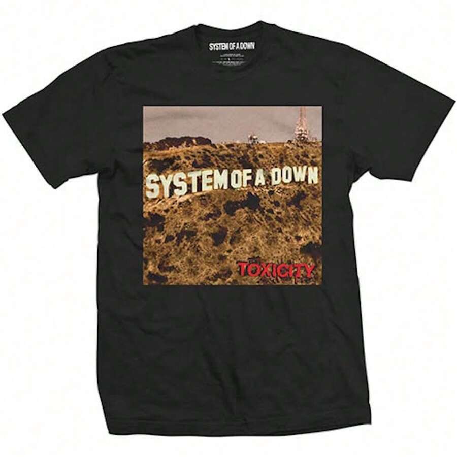 Hey Rusty System Of A Down Official Band TShirt Toxicity Mode de