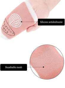 一套婴儿幼儿头盔和防滑护膝，适合学习走路、爬行、跑步和玩耍，护膝可防止头部受伤。 - 粉色 - 查看 5