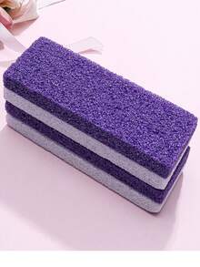 2 件/4 件/5 件双色高密度耐用去茧脚锉，适合沙龙和家庭使用 - 紫色 - 查看 5