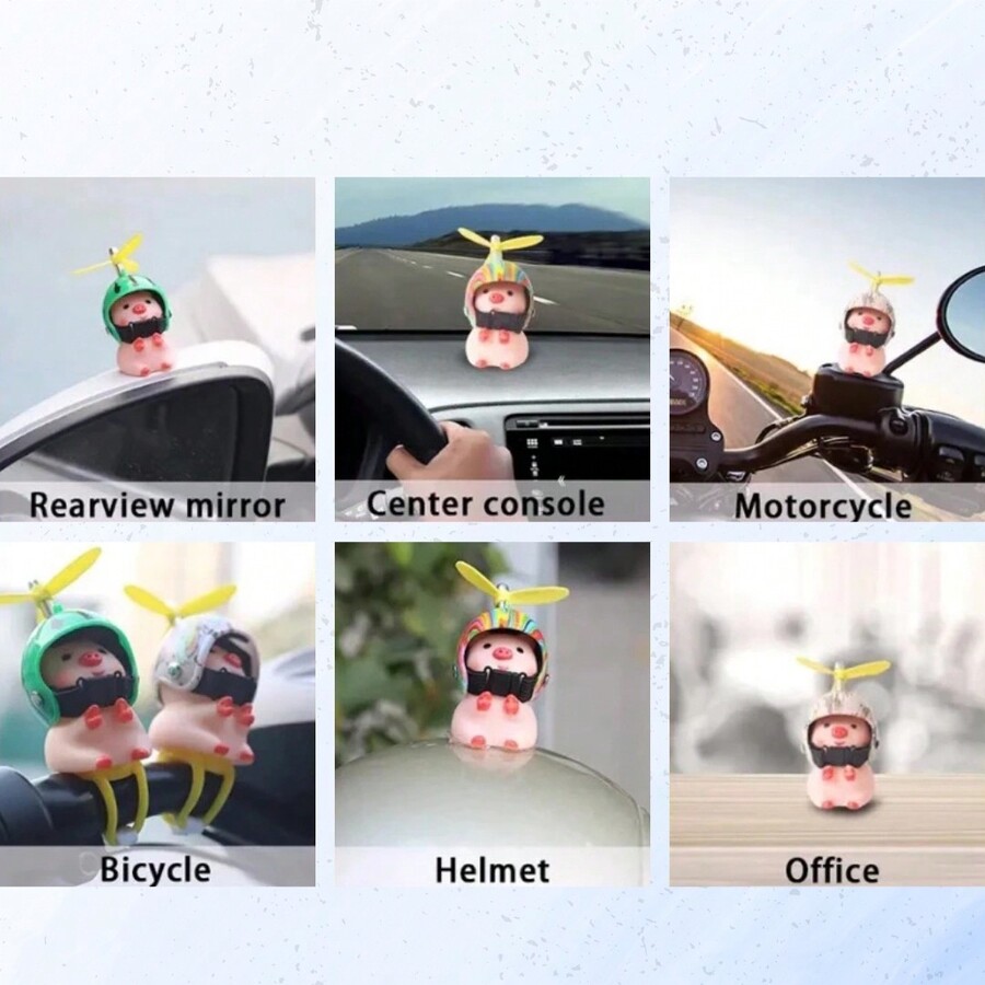 Patinho Jack da Zueira Com Led Decora Bike Moto Carro Pato de Borracha