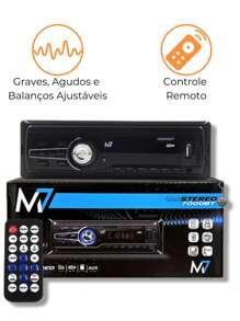 Pioneer 1DIN Universal 7000BT M7 Bluetooth Radio USB SD Card RCA Car Stereo System - 黑色 - 查看 7