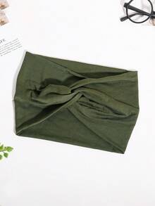 1/3/4 chiếc Băng đô thun trơn siêu rộng cho nữ, thoải mái khi khiêu vũ, tập yoga, chạy bộ - Nhiều màu - Xem 19