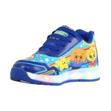 Tenis Niño Luces Led Payasito niños casuales personajes moda urbanos comodos infantiles foquitos antiderrapante - Azul - Ver 4