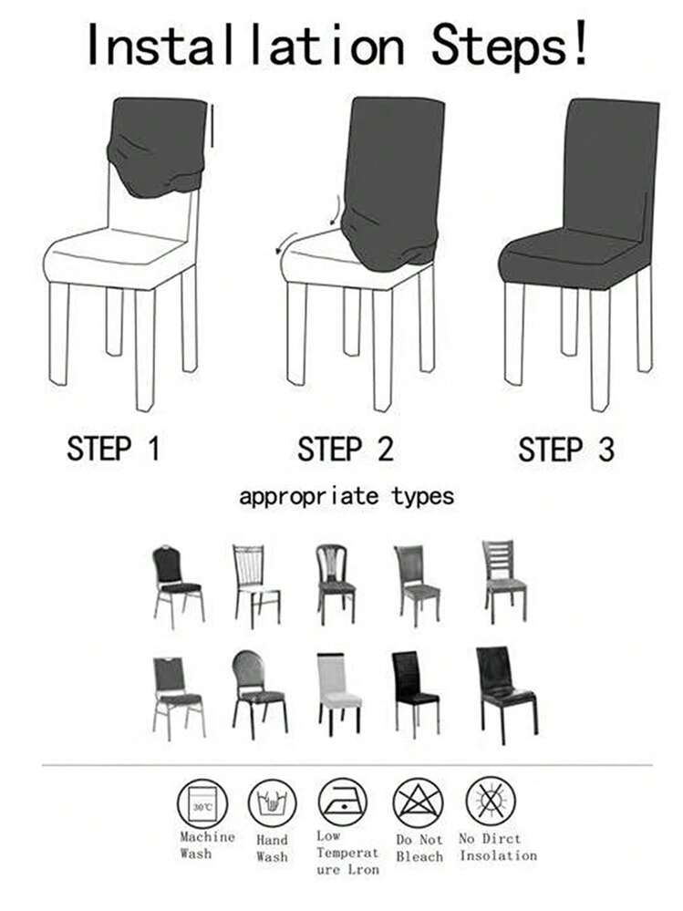 1 pièce Housse décorative en velours pour chaise Eames, résistant à la poussière et à la saleté pour la maison, la chambre, le salon, la salle à manger - Rouge - Voir 3