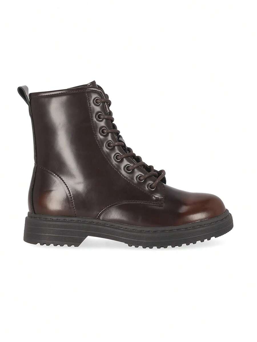 Chika10 Black Military Style Women's Boots KURAZO 35 24/48h - Black - View 1