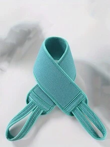 1pc Double-Sided Exfoliating Back Scrubber Towel - Unisex Long Shower Brush | Battery-Free | Ideal For Body Cleansing & Spa Use, Exfoliating Bath Gloves, Body Brush, Spa Foam Body Massage, Dual-Sided Exfoliating And Cleansing Tool - Multicolor - View 9