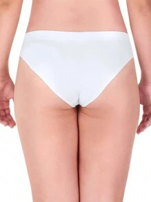 Teen Thong Panties Basic Seamless Comfortable - 白色 - 查看 4