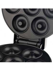 Mini Donut Maker Machine 7 Holes Donut Sweets Cooking - màu đen - Xem 3