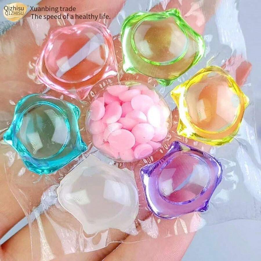 7In1 Laundry Detergent Beads, Long Lasting Fragrance, Fabric Softener