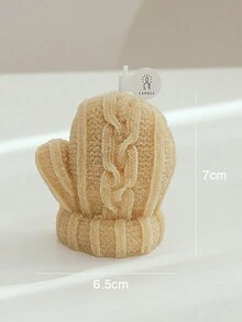 1pc Christmas Glove Shaped Scented Candle, Suitable For Home Decor, Party, Dining Table, Holiday Gifts, Gift Box Christmas Decorations Room Decor, Christmas Gifts - Multicolor - View 8