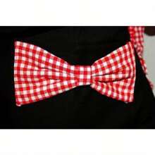 1 件可调节、复古可爱女士厨房围裙、蝴蝶结口袋女仆制服围裙、荷叶边下摆清洁烹饪围裙 - 彩色 - 查看 8