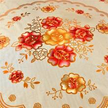 1 件装桌旗，加厚圆形桌布，防水防烫防油 PVC 桌布，欧式圆形餐桌布，适用于家庭餐厅和餐馆，家居用品 - 圓形金色 - 查看 4