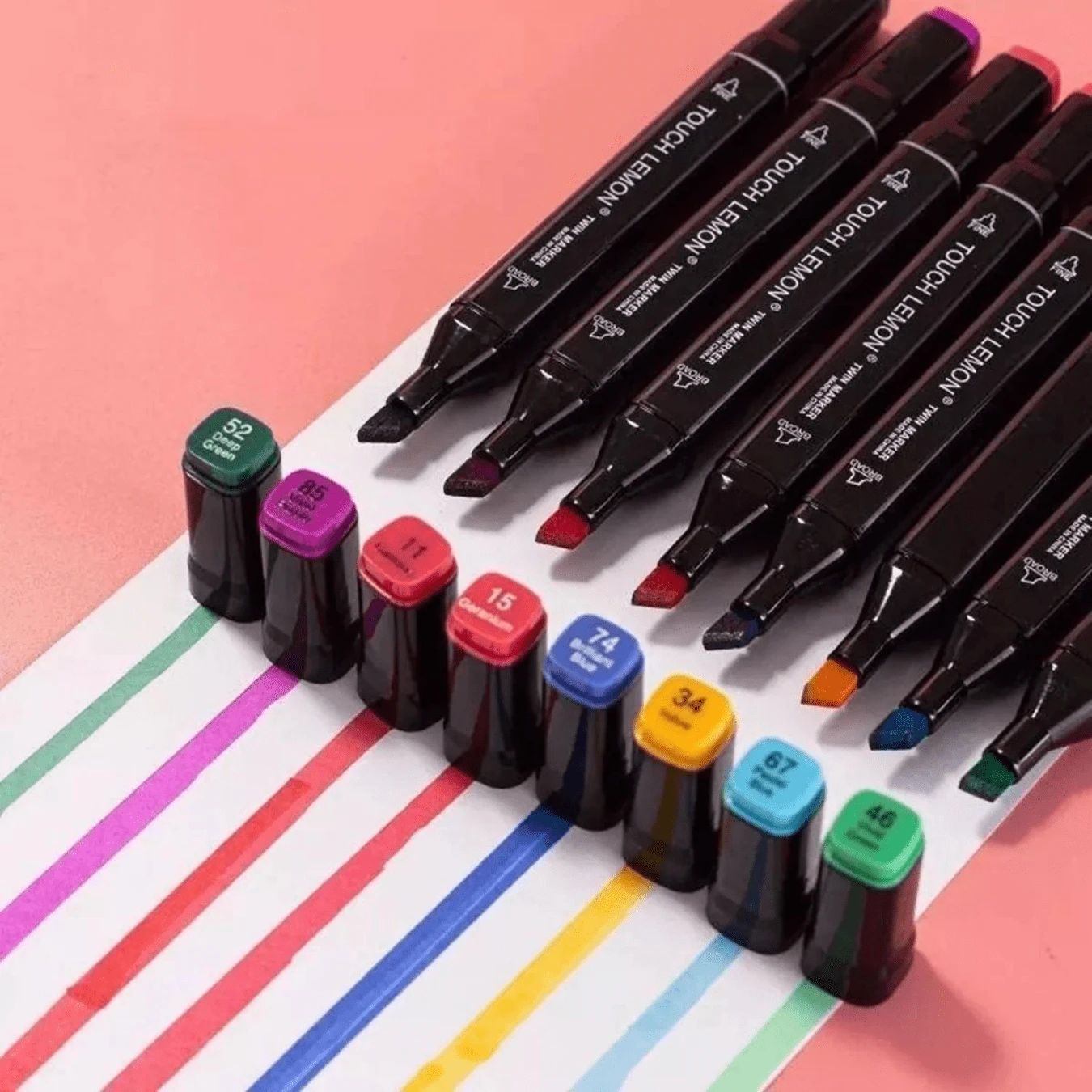 24/36/48/60/80 Colors Dual Tip Marker Pen/Art Painting/Watercolor/School/Office Supplies - 36 種顏色 - 查看 1