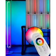 RGB Neon LED Hose Strip 5 Meters + Wireless Touch Control Colorful Lighting For Decoration Home Ornaments - 無來源 - 查看 2