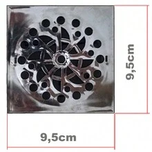 Automatic Smart Drain 9.5x9.5cm Square Eliminates Bad Odors And Prevents Insects From Passing Through - 銀色 - 查看 2