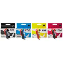 Compatible Ink Cartridge For 670 670xl X-Full Brand For Printer 5525 6525 4625 6520 3525 4615 - Kit With 4 Colors - 彩色 - 查看 4