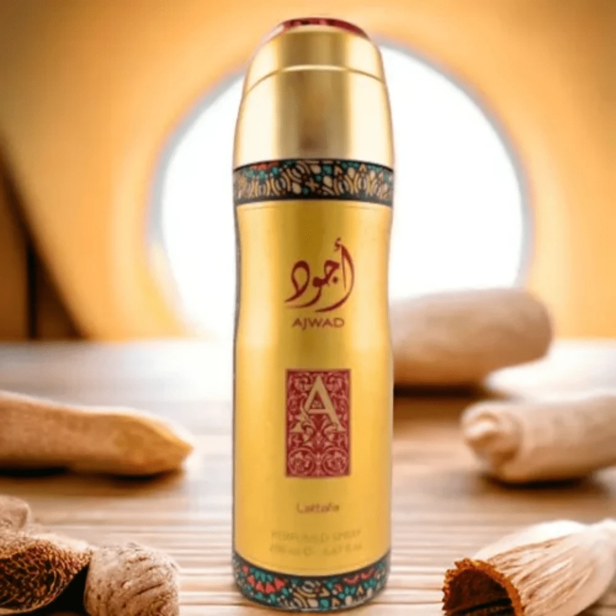 Lattafa Offer Lataffa Arab Scented Deodorant 200ml - Perfume Spray Promotion - Ajwaad - 查看 1