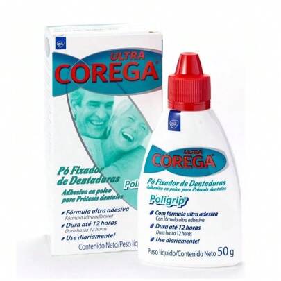 Fixador Dentaduras Ultra Corega Pó 50g 12hrs Melhor Preço