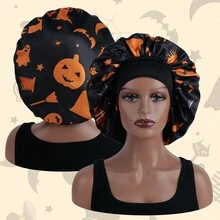 1 Mũ trùm đầu vành rộng cơ bản cho nữ dùng để ngủ hàng ngày làm quà tặng Halloween - Nhiều màu - Xem 11