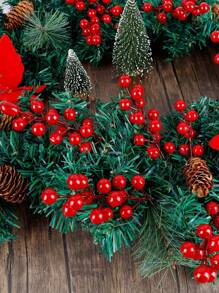 30 件/20 件/10 件/1 件 - 人造浆果红色浆果茎喷雾，用于 DIY 工艺品 - 花环、花环、圣诞饰品装饰 - 装饰性冬季花卉精选，用于工艺装饰/家居节日装饰（红色），人造红色浆果茎 - 彩色 - 查看 2