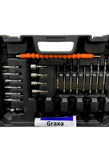 Practicality In The Impact Wrench Screwdriver With Two Lithium Batteries - Màu vàng - Xem 7