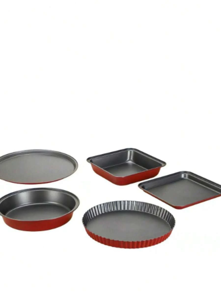 Milano 5-Piece Non-Stick Baking Pan Set - Red - 紅色 - 查看 1