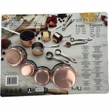 MIU Copper Plated And Stainless Steel Measuring Cups And Spoons 10 Piece Set - 彩色 - 查看 2