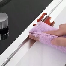 3 件/5 件强力防水铝箔胶带 - 防霉防火，适用于厨房和浴室，可重复使用的自粘密封条 - 銀色 - 查看 7