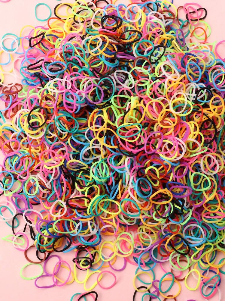Kit de bandas de telar, kit para hacer pulseras de goma, set de manualidades para hacer pulseras elásticas de amistad para niñas, regalos de artesanía para cumpleaños y Navidad - goma - Añade 6