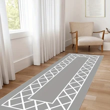 1 pieza Juego de alfombra de cocina lavable antideslizante - Alfombras de pasillo absorbentes para el piso, el fregadero y la decoración de estilo campestre