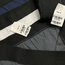 Kit Of 5 Premium Cotton Men's Boxer Briefs, Very Comfortable - Black and White - View 7
