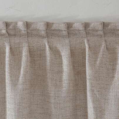 1入組鉤式對沖窗簾，無需鑽孔簡便安裝，自粘式窗戶遮陽板，有效防止紫外線及隔熱