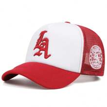 1pc Unisex Fashion Los Angeles Wings Embroidered Adjustable Baseball Cap, Suitable For Outdoor Activities, Travel, Beach Parties In Spring, Summer, Autumn And Winter - LA Earth - View 8