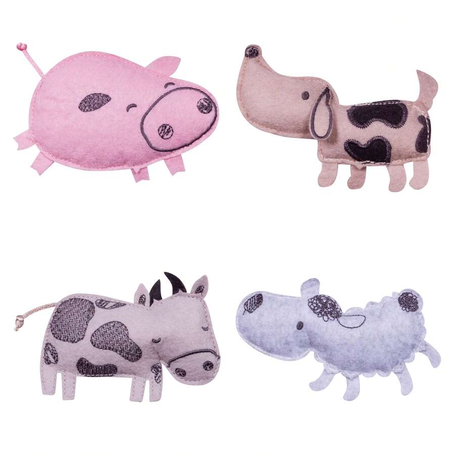 Trend Lab Farm Stack Musical Crib Baby Mobile شي إن