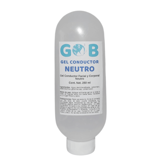 Gel Conductor Neutro - GO3B - 250 Mililitros - Facial/Corporal - Aparatología