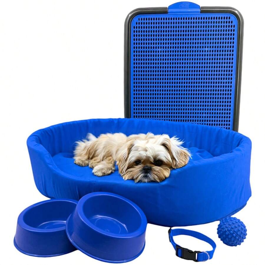 Pet Bed & Crate Mat - 藍色 - 查看 1