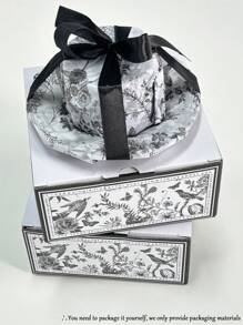 1 套咖啡杯碟套装下午茶杯甜点盘复古陶瓷杯返校 - 黑與白 - 查看 10