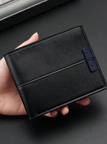Portafoglio da uomo  nera di moda CarrKen - stile retrò, con più slot per carte, portamonete e slot per carta bancaria, regalo perfetto per il Capodanno cinese, San Valentino, vacanze primaverili/estive