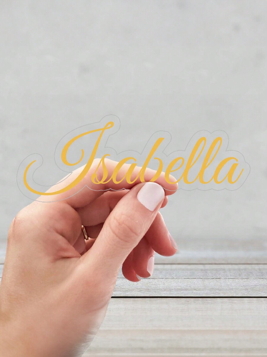 Word Or Name Decal Great For Tumblers, Laptops, Cars, Boats, RV