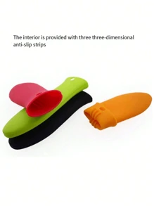 Silicone Hot Handle Holders Rubber Pot Handle Sleeve,Heat Resistant Skillet Handle Cover For Metal Cookware Handles,Pans,Cast Iron Pot, Frying Pan, Pans, Griddles, Metal And Aluminum Cookware Handles - Sleeve Grip, Handle Cover - Multicolor - View 9