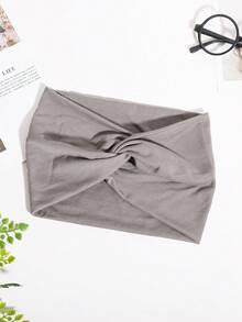 1/3/4 chiếc Băng đô thun trơn siêu rộng cho nữ, thoải mái khi khiêu vũ, tập yoga, chạy bộ - Nhiều màu - Xem 23