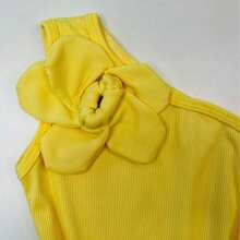Children's Clothing Girl's Blouse Party Fashion One Shoulder Flower Blogger