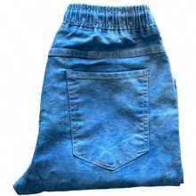 Kit Of 3 Men's Jogger Pants In Twill And Jeans With Elastane, Comfortable Skinny Model - Multicolor - View 4