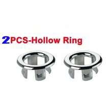 Hollow Ring Bathroom Vanity Decor - Sink Overflow Ring, Round Hole Overflow Cover, Inserted Round Decorative Cover, Suitable For Home, Bathroom Basin, Kitchen Sink, Bathroom Accessories Home Bathroom Decor Fall Decor Back To School